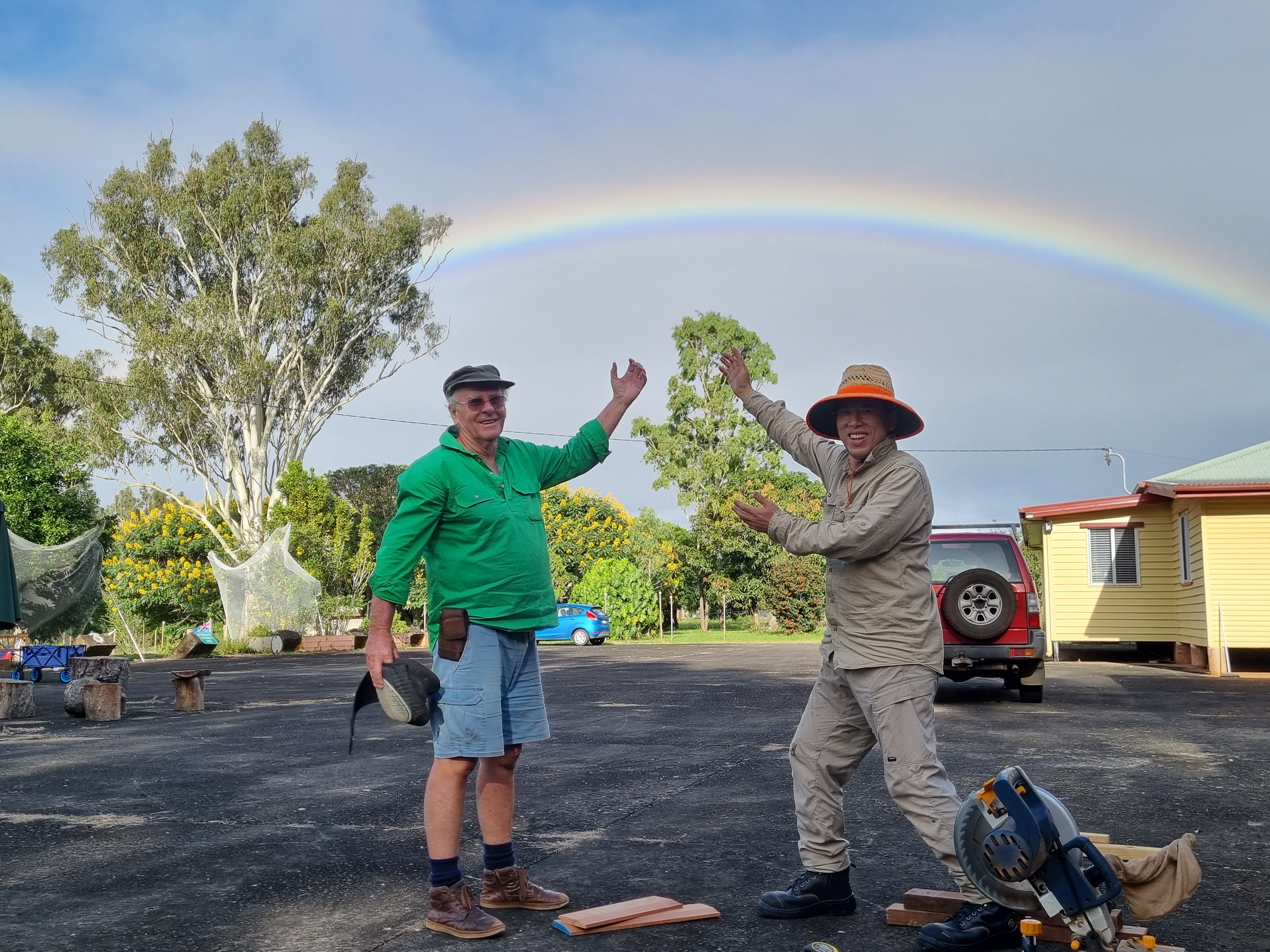 하나님이 보내주신 무지개
